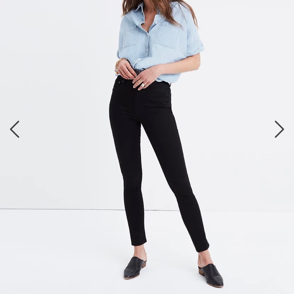 Madewell Petite 10" High-Rise Skinny Jeans